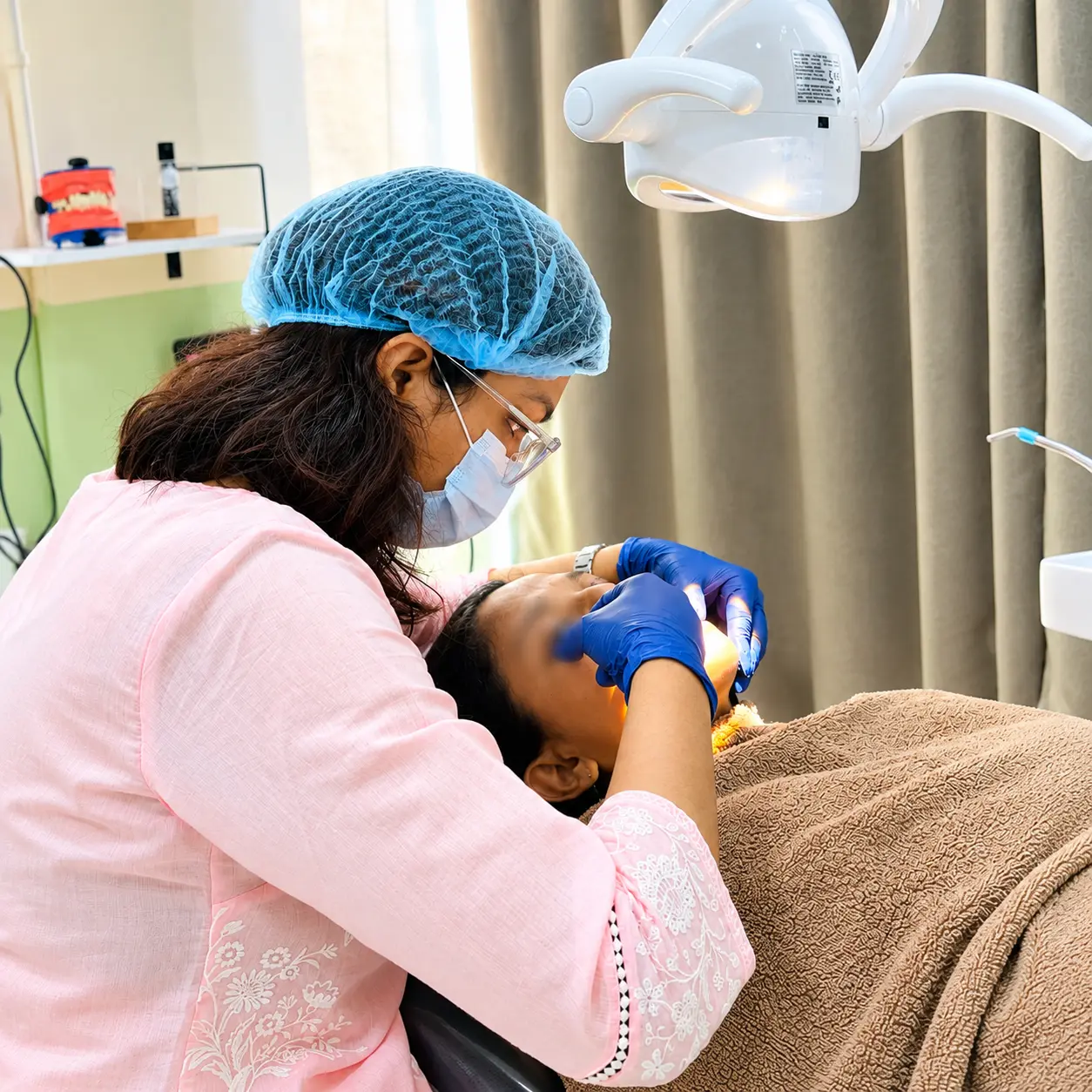 Dental care in progress at S & I Dental Clinic
