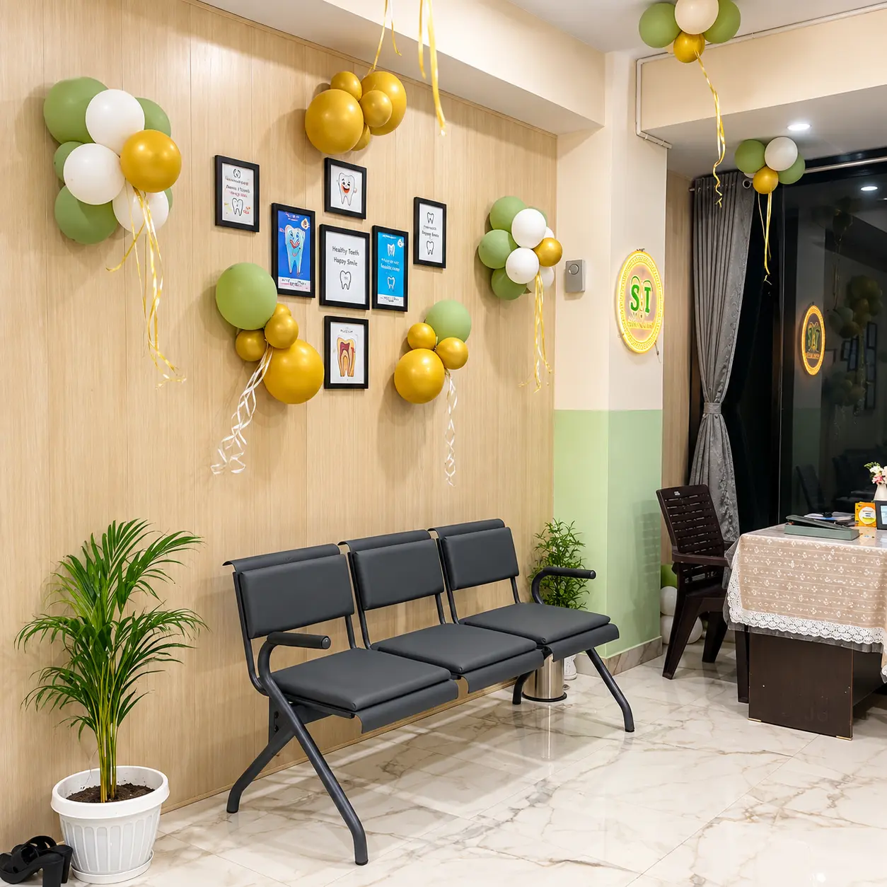 Dentist providing dental treatment at S & I Dental Clinic