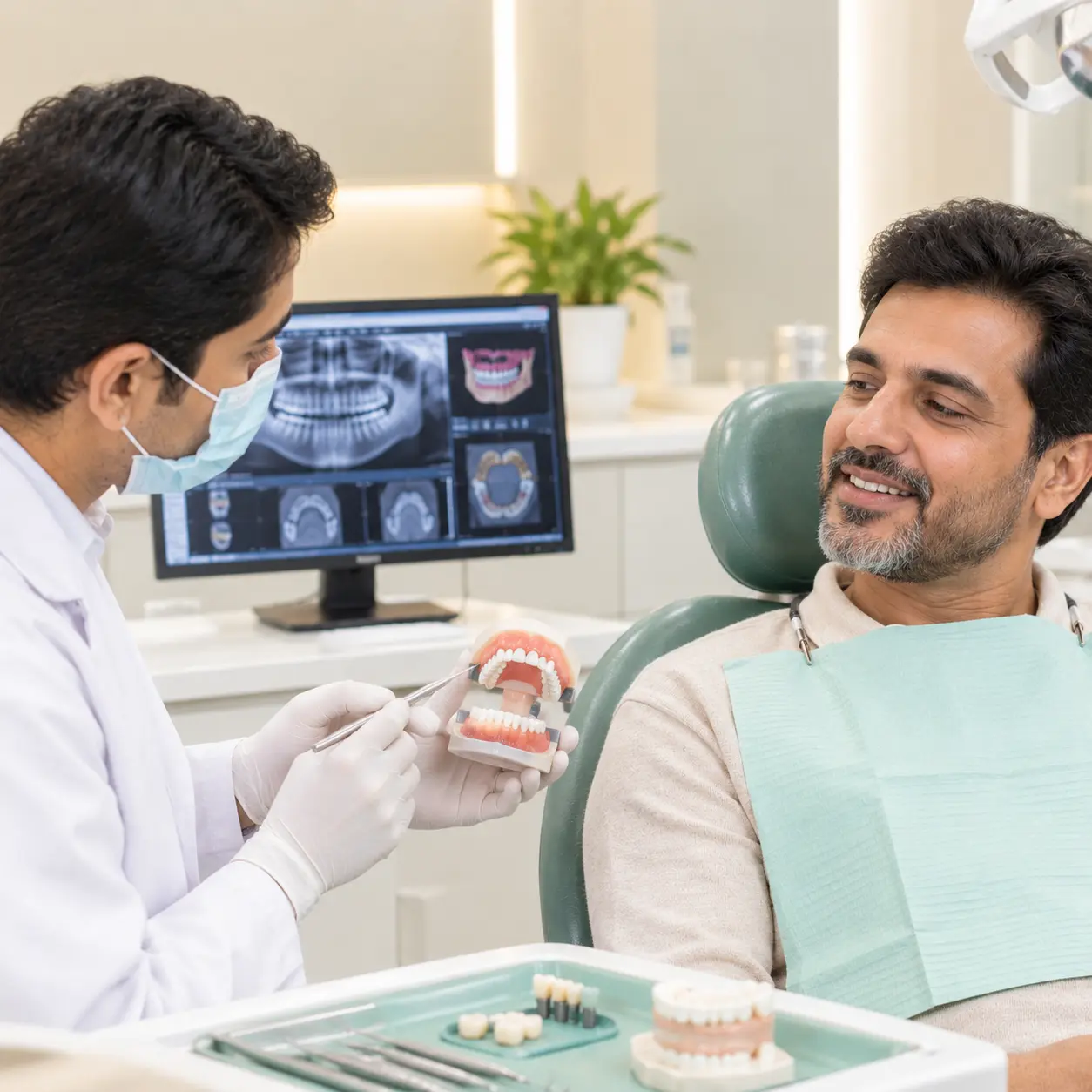 Full mouth rehabilitation at S & I Dental Clinic, Phulwari Sharif