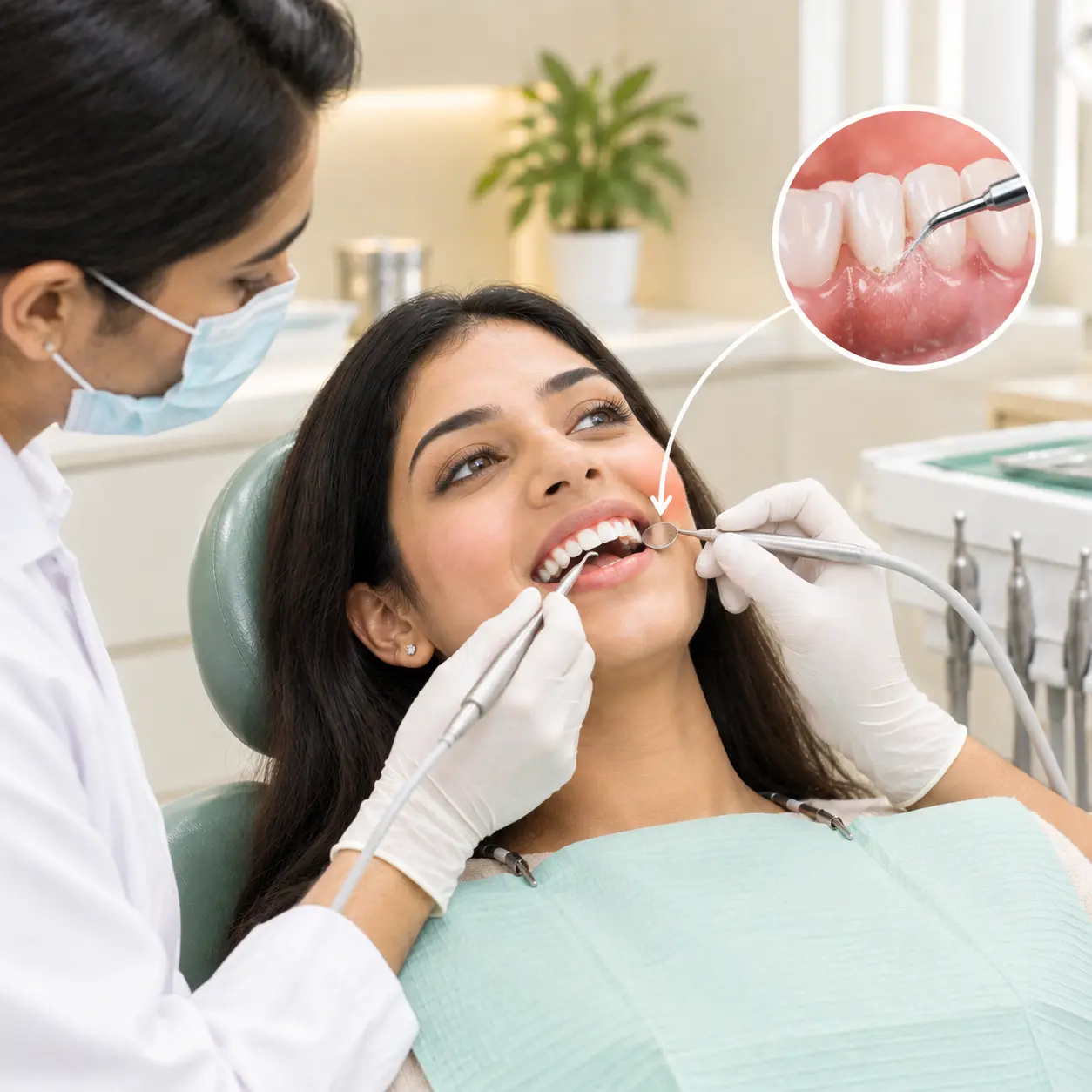 Teeth cleaning at S & I Dental Clinic, Phulwari Sharif